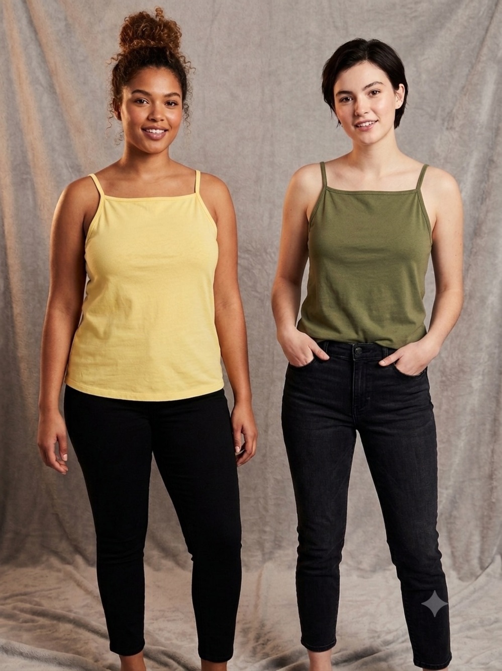 2 Old Navy Tank Green/Yellow